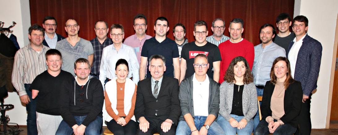 Die Kandidatinnen und Kandidaten der Amerbacher Liste