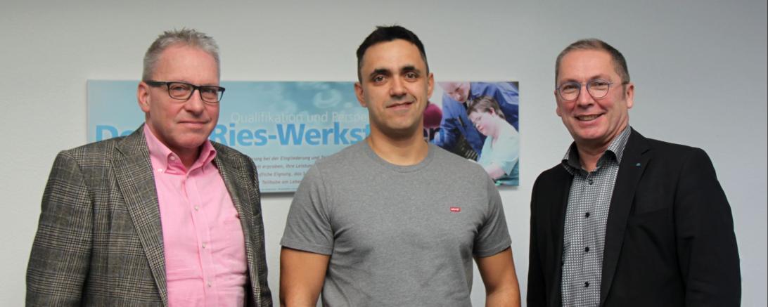 Von links: Manfred Steger (stellv. Geschäftsführer Lebenshilfe), Paul Diel (Geschäftsführer Dellen Diel) und Günter Schwendner (Geschäftsführer Lebenshilfe)