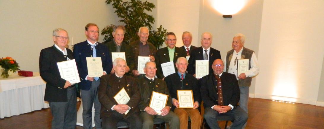 Ehrungsabend der Jäger 