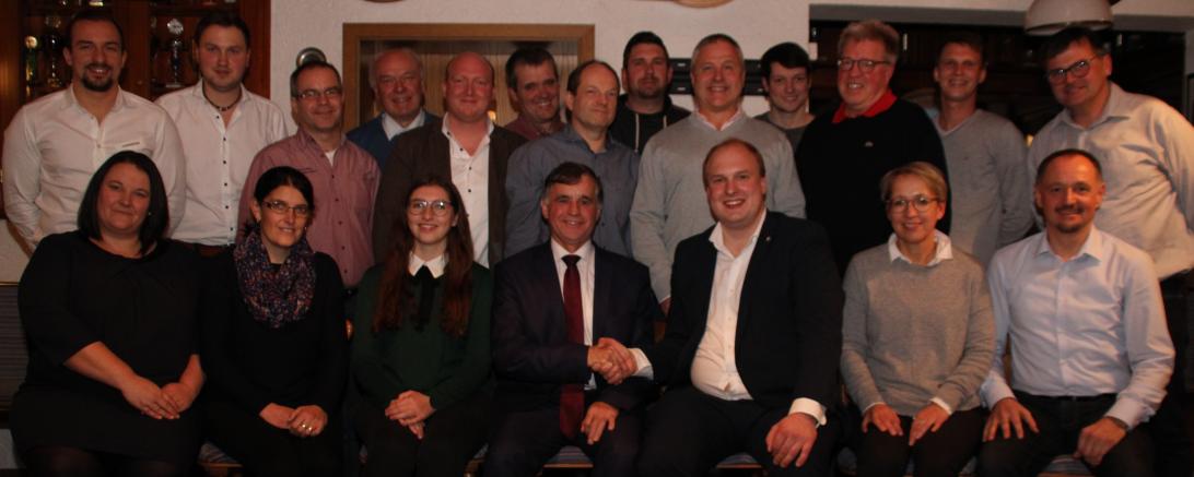 Kandidaten der CSU Monheim stellen sich auf im Schützenheim Monheim