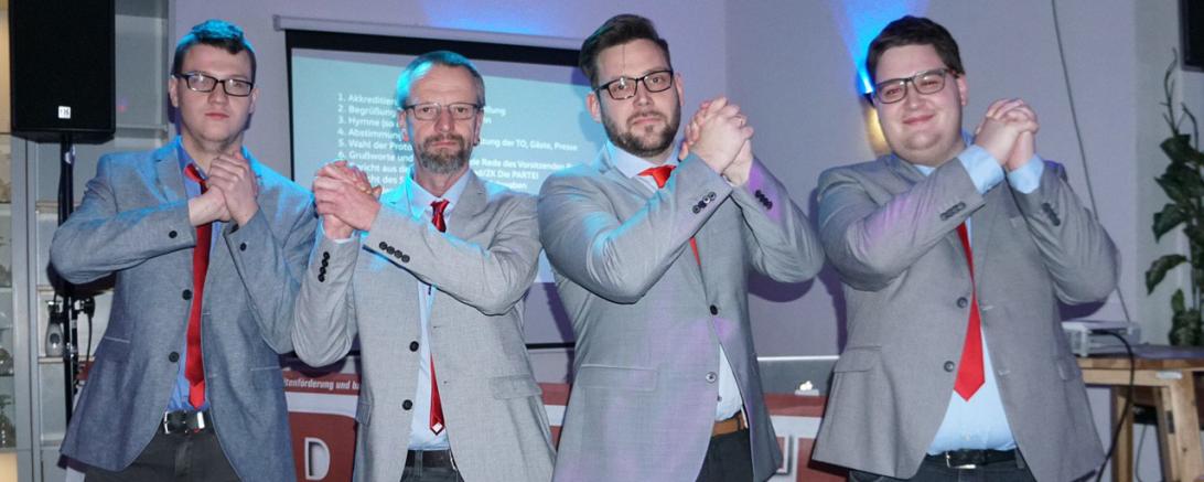 Yannis Demel, Stephan Demel, André Leuffert und Julian Dreier.