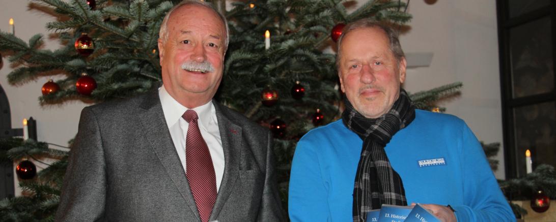 Oberbürgermeister Hermann Faul und Horst Lenner. 