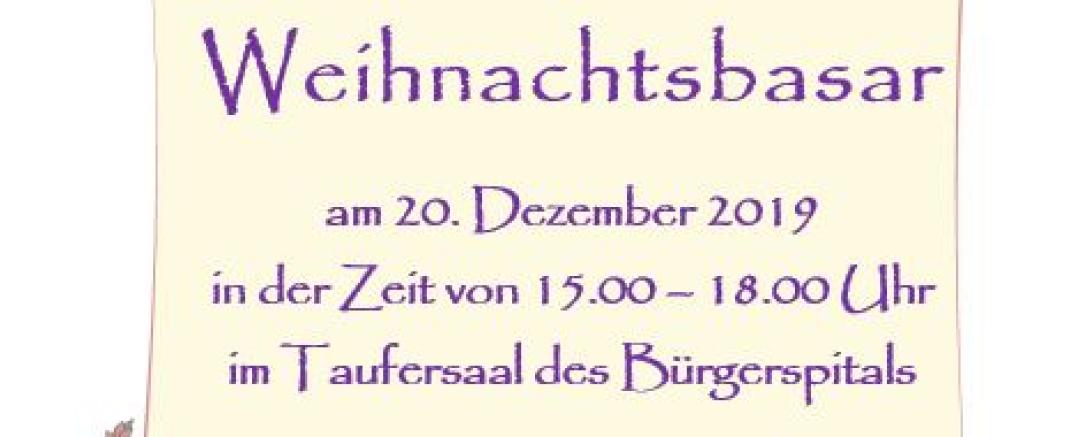 Weihnachtsbasar 