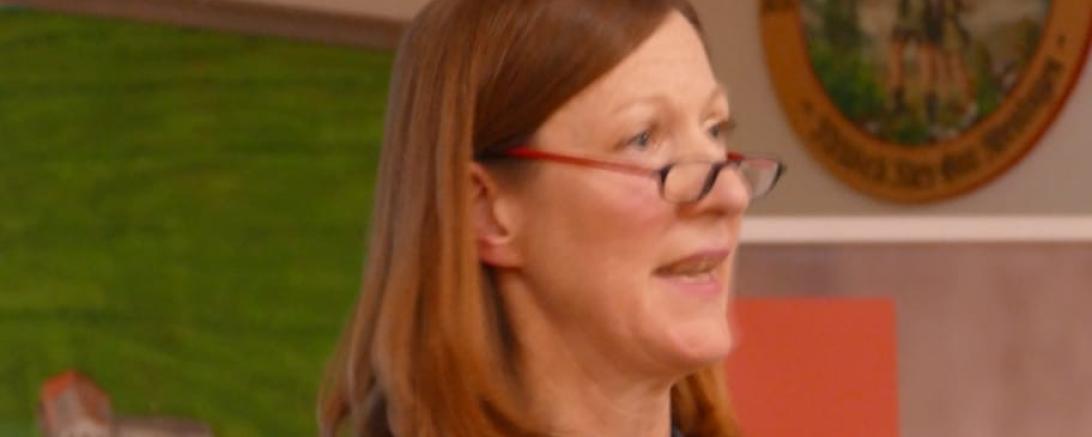 Rita Ortler bei einer Wahlversammlung in Grosselfingen. 