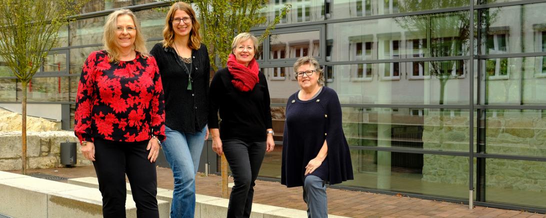 Das Bild zeigt die vier Autorinnen der LeseTour 2020.