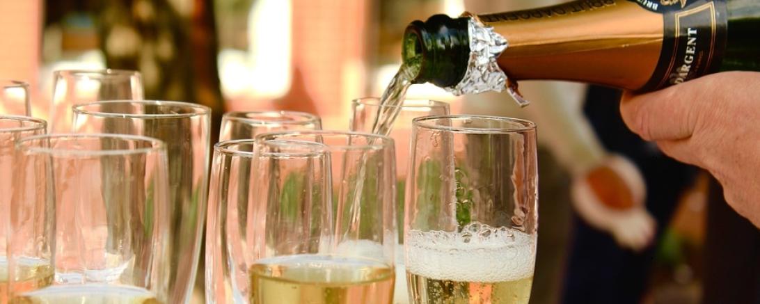 Das Bild zeigt einen Neujahrsempfang