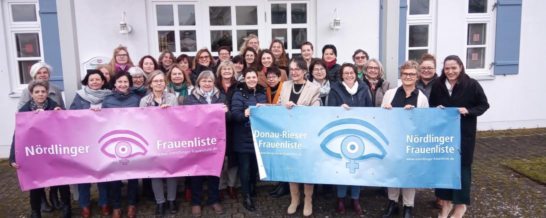 Die Donau-Rieser, Nördlinger und Wemdinger Frauenlisten trafen sich zu ihrer gemeinsamen Nominierungsversammlung am Samstag, den 4. Januar 2020,  im Gemeindehaus in Nördlingen - Holheim. 