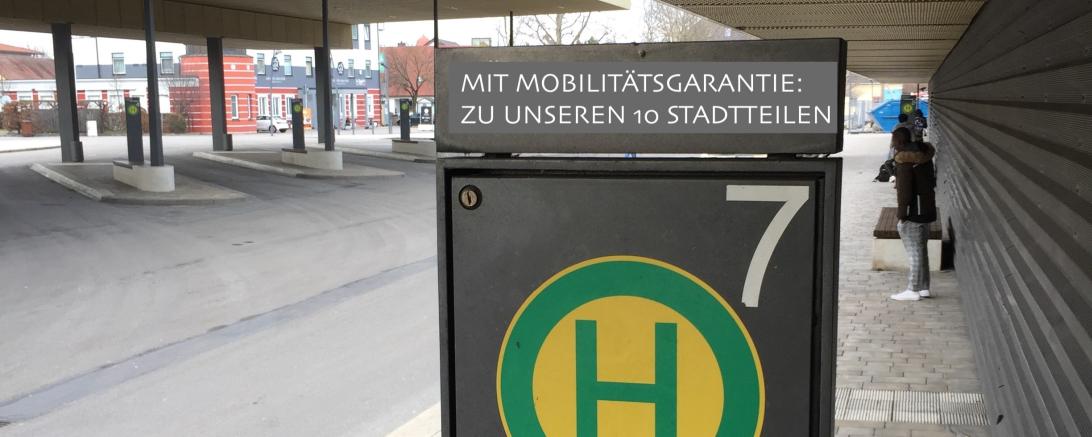 OB-Kandidat Wolfgang Goschenhofer will sich mit aller Kraft dafür einsetzen, dass Öffentlicher Nahverkehr für alle gewährleistet wird. Er will eine Mobilitätsgarantie für die Kernstadt genauso wie für alle zehn Stadtteile. 