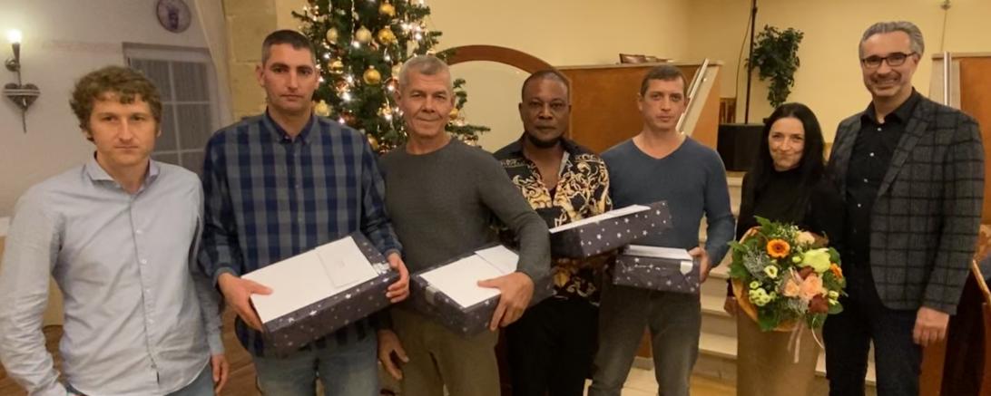 Mitarbeiter von T+U bei Ehrung