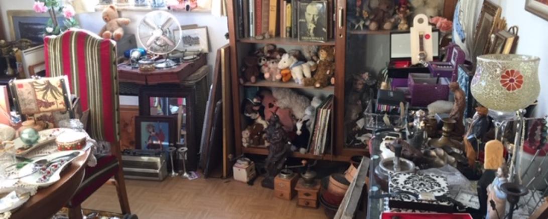 Zimmer mit Flohmarktware