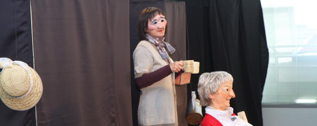 : Das Theater Ferdinande beim Fachtag Demenz in Augsburg.