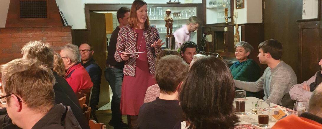 Das Bild zeigt SPD-Wahlversammlung in Nähermemmingen.