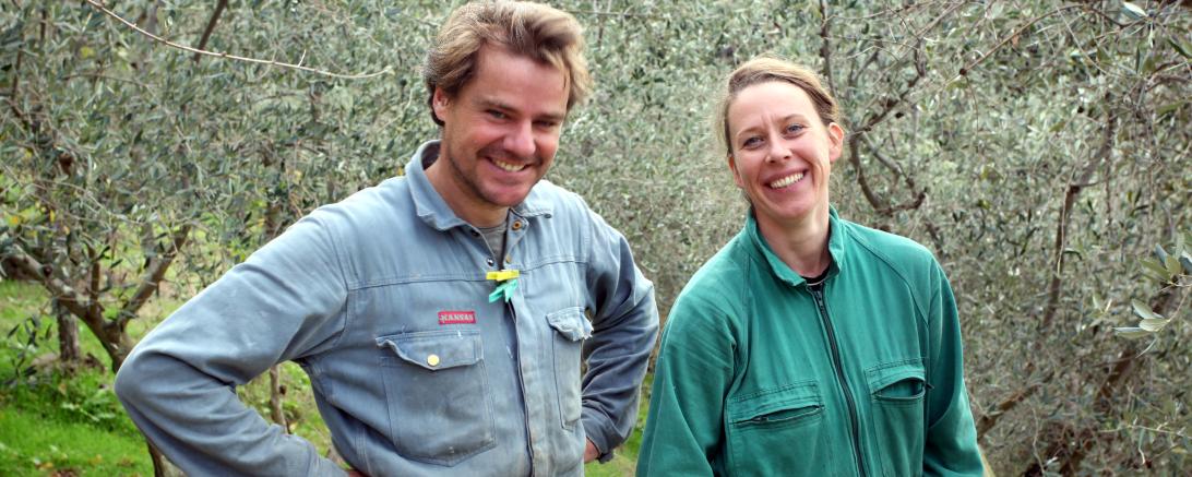 Das Bild zeigt Willy Schmitz zusammen mit seiner Partnerin.