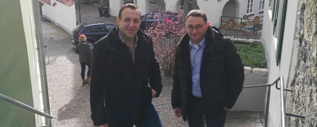 Bernd Spielberger und Ulrich Lange in Harburg
