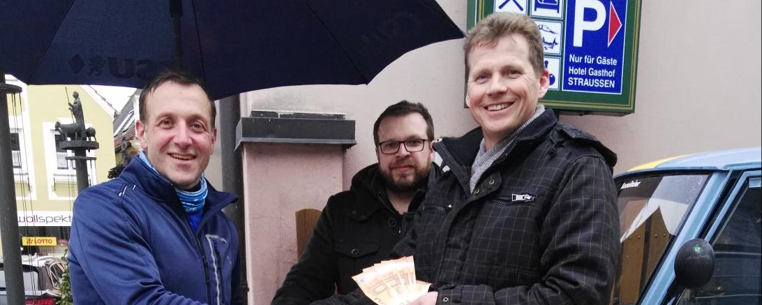 Am Samstag, den 22. Februar 2020, startete der CSU Bürgermeisterkandidat Bernd Spielberger bei herrlichstem Laufwetter seinen "Lauf für Harburg". 