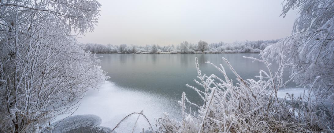 Rainer Weiher im Winter