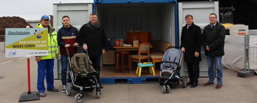 Der AWV Norschwaben unterstützt das Sozialkaufhaus in Donauwörth