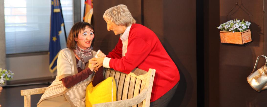 Das Theater Ferdinande aus Kempten tritt mit seinem Demenzstück auch in Donauwörth auf.