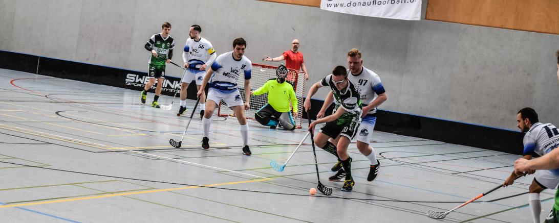 Donau Floorball gegen Halle
