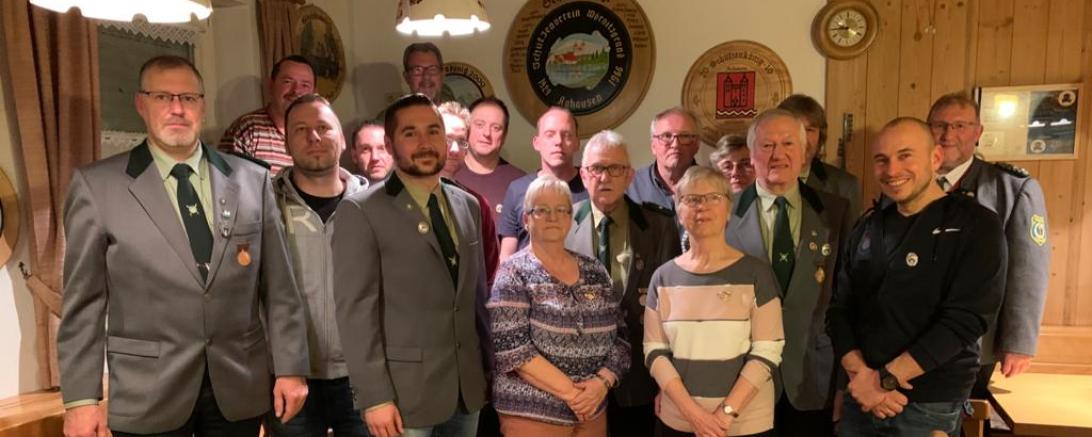 Die Geehrten des Sport- und Schützenvereins Auhausen.