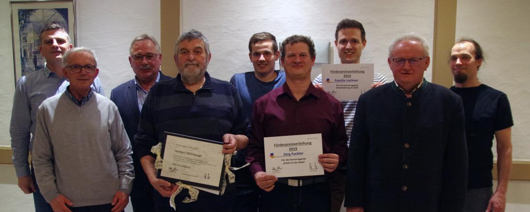 Die Geehrten der Wemdinger Judofreunde