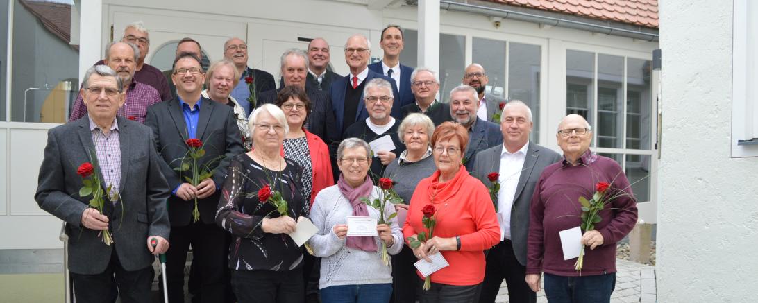 Nach 2016 und 2018 hatte die SPD zum dritten Mal zum Neujahrsempfang nach Wemding eingeladen. Im Mittelpunkt standen dabei die Ehrungen langjähriger Mitglieder. 