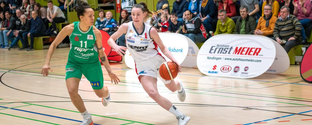 Die 18-jährige Julia Förner traf den entscheidenden Dreier zum 63:58-Sieg gegen Göttingen