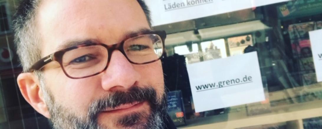 Nicolas Greno bei der Auslieferung