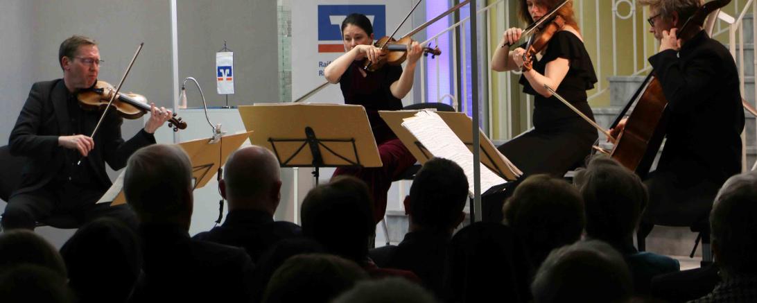 Das "Minguett Quartett" bei Klassik im Ries.