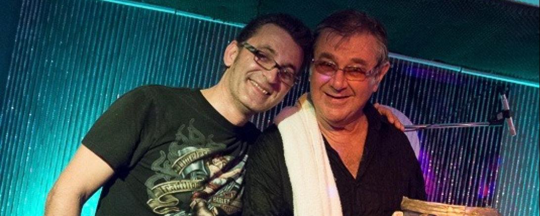 Pete York (rechts) war 2017 zu Gast in Doubles Starclub - einer der besten Auftritte, wie Michael Wanke findet. 