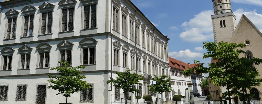 Außenansicht des Residenzschloss Oettingen