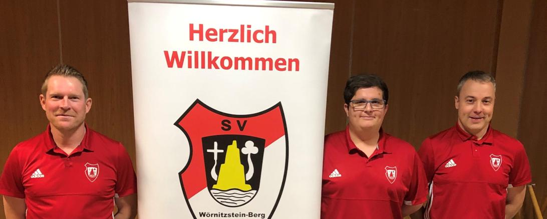 Das Trainerteam der Herrenmannschaften des SV Wörnitzstein-Berg