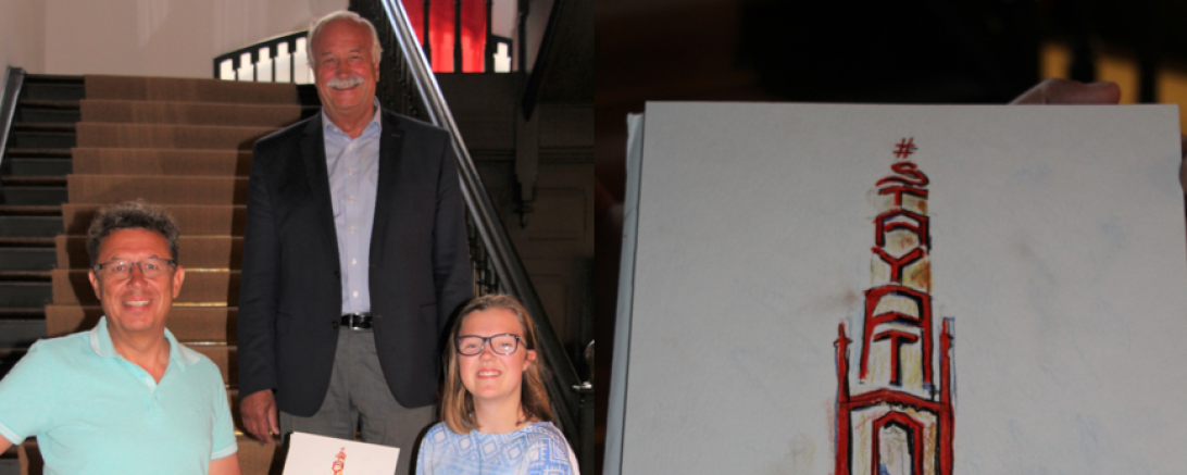 Kunstwerk als Postkarte