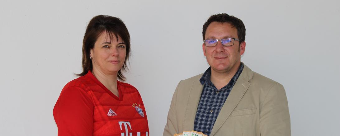 Cornelia Beck und Branko Schäpers. 