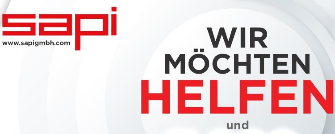 Banner Sapi Schutzmaskenspende