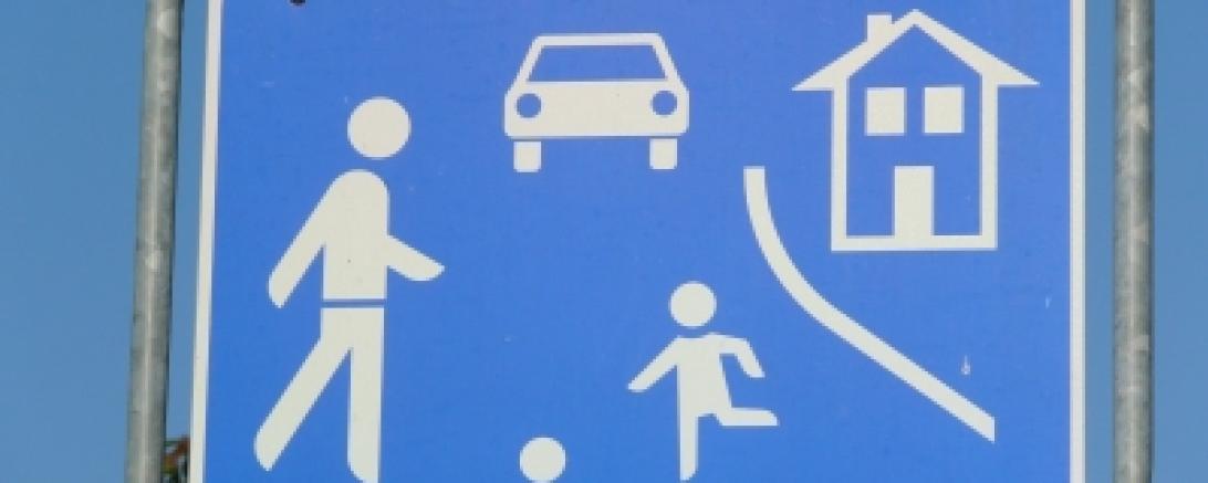 Symbolbild: Verkehrsberuhigter Bereich 