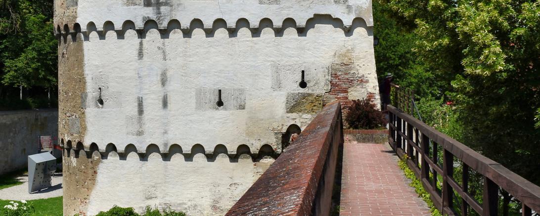 Löwenturm an der Nördlinger Stadtmauer