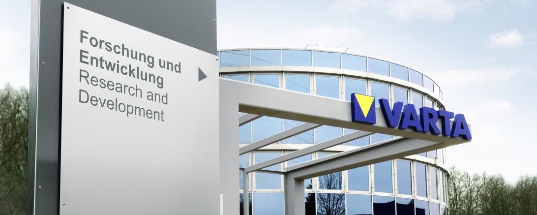 Außenansicht Forschung und Entwicklung der Varta AG