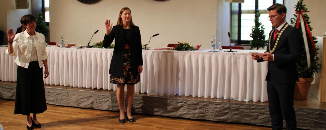 Gudrun Gebert Löfflad, Rita Ortler und David Wittner