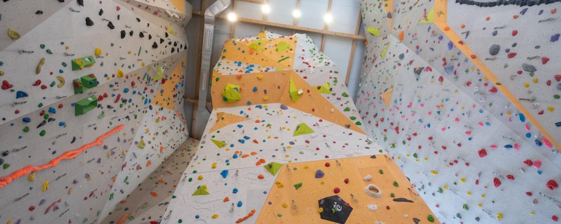 Die Kletterhalle in Donauwörth. 