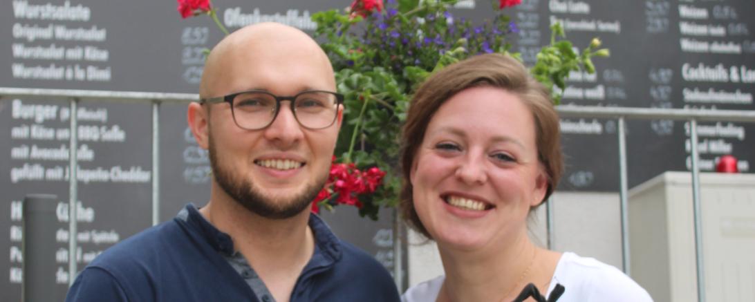 Die Inhaber Dimitri Hermann und Sonja Friedrich freuen sich auf viele Gäste. 