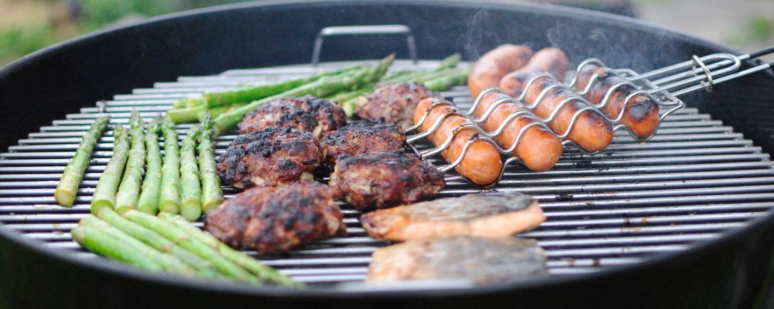 Grill voller Grillgut