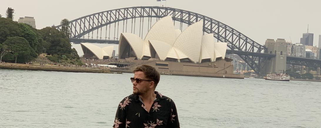 Johannes Schied in Sydney. 