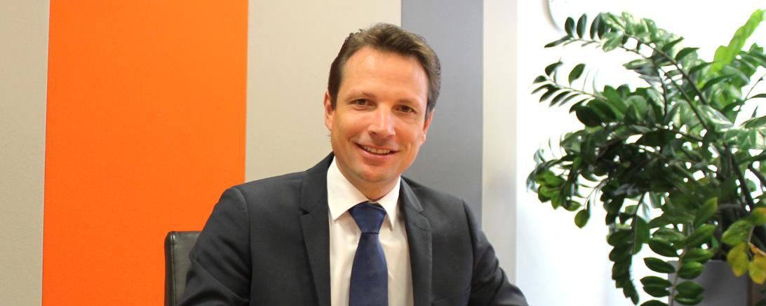 Matthias Bernecker, neuer Leiter Firmenkunden.