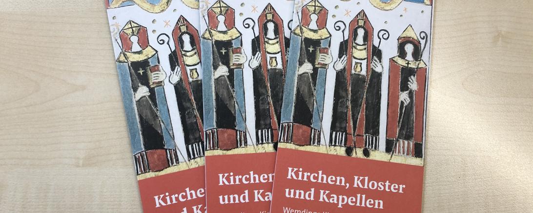 Durch die Tourist-Information Wemding ist kürzlich eine neue Broschüre „Kirchen, Kloster und Kapellen – Wemdings Kirchen entdecken“ erschienen.