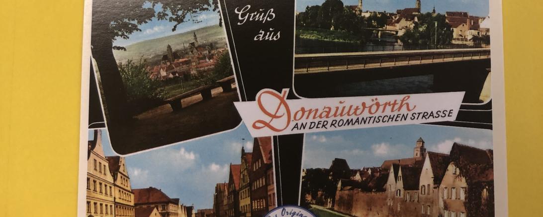 Nostalgie-Postkarten Romantische Straße