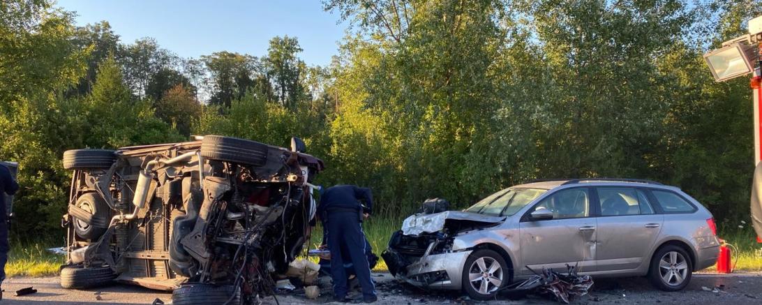 Unfallwagen auf der B16