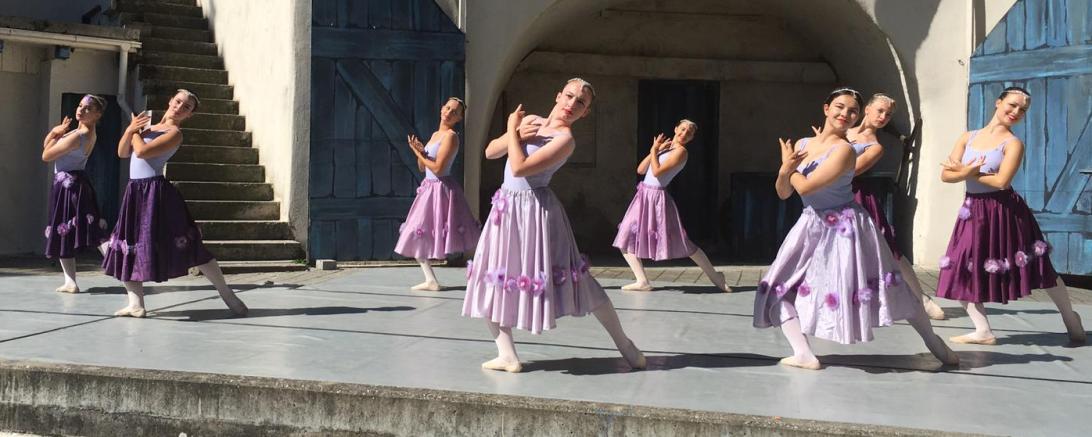 Tanzchoreographie auf der Freilichtbühne Alte Bastei