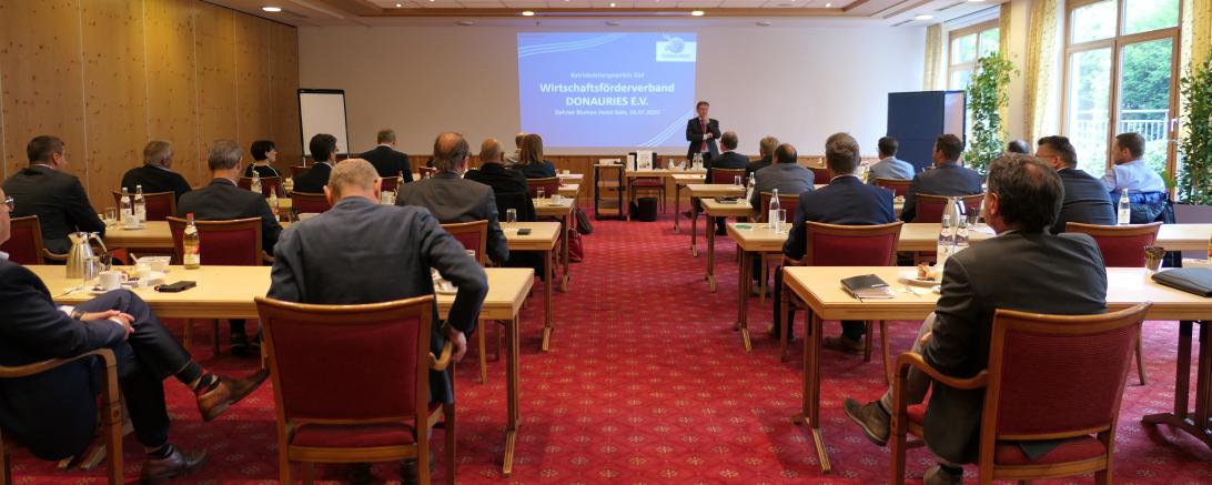 Sitzung mit Präsentation