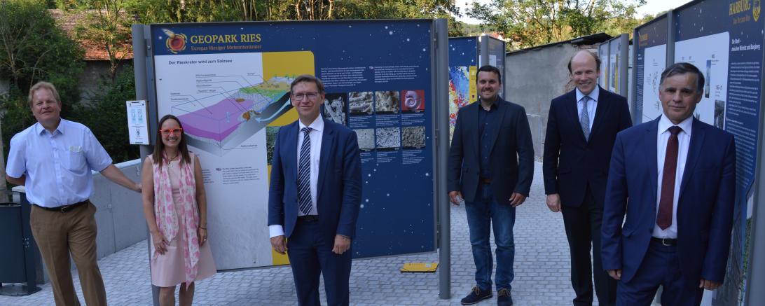 Infostelle Geopark Harburg Eröffnung
